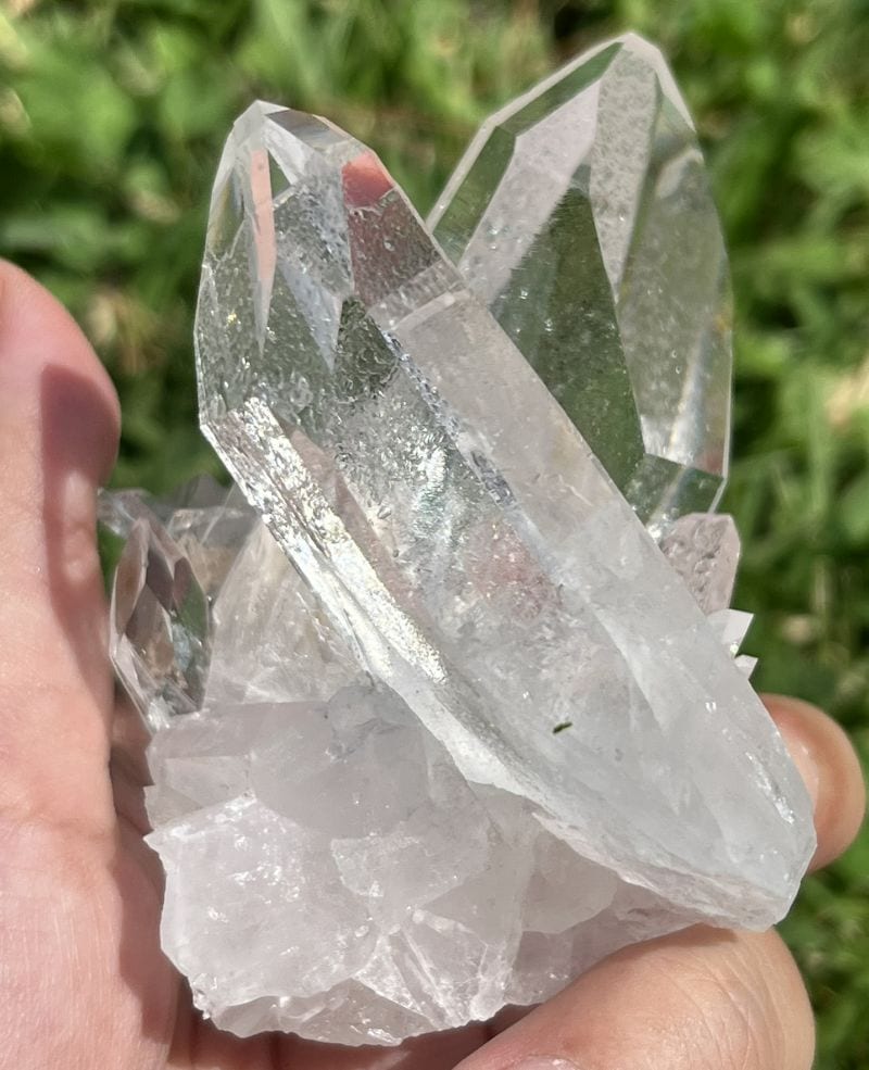 ゼコデソーザ・クォーツ（ゼッカデソウザクオーツ）・クラスター5（タビー2か所、フューチャータイムリンク）