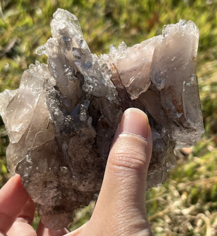 ファントム-ファーデンクオーツ・特大クラスター(超レア）