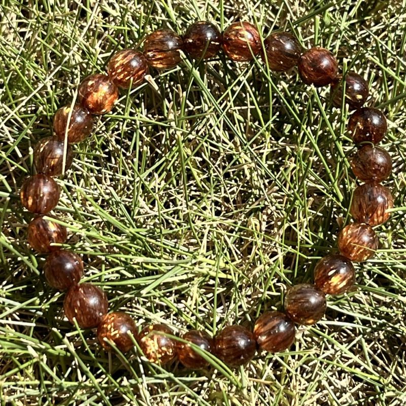 フォリエーテッド・マイカ・イン・クォーツ・ブレスレット7mm