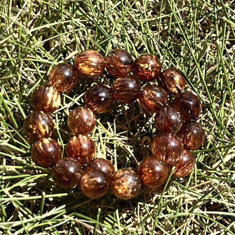 フォリエーテッド・マイカ・イン・クォーツ・ブレスレット7mm