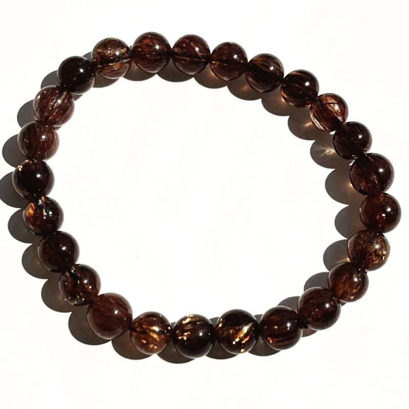 フォリエーテッド・マイカ・イン・クォーツ・ブレスレット7mm