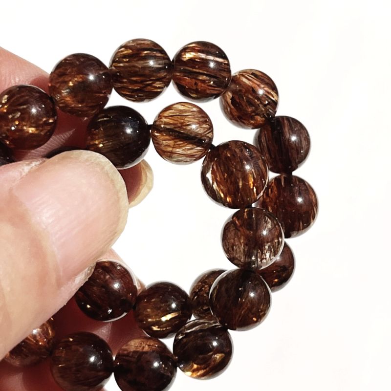 フォリエーテッド・マイカ・イン・クォーツ・ブレスレット7mm