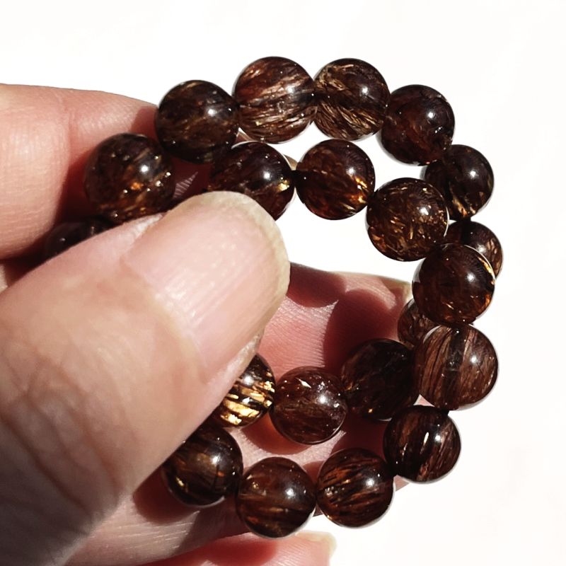 フォリエーテッド・マイカ・イン・クォーツ・ブレスレット7mm