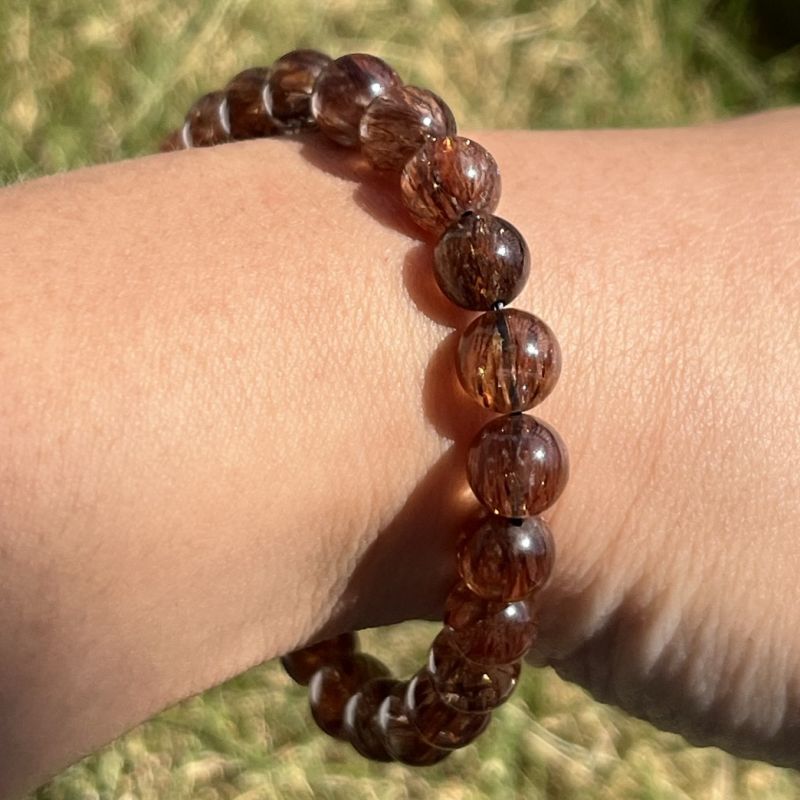 フォリエーテッド・マイカ・イン・クォーツ・ブレスレット7mm