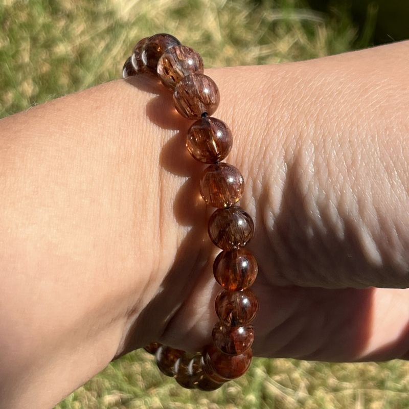 フォリエーテッド・マイカ・イン・クォーツ・ブレスレット7mm