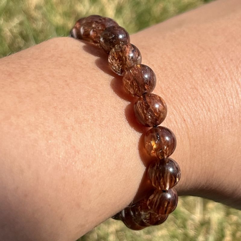 フォリエーテッド・マイカ・イン・クォーツ・ブレスレット7mm