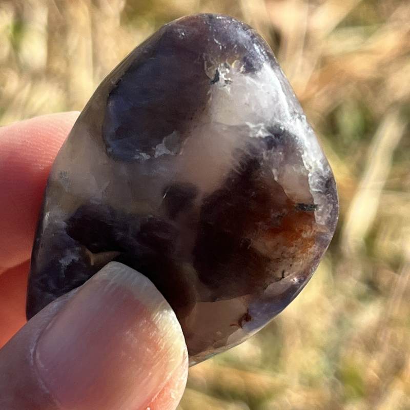 アイオライト・サンストーン・大きめタンブル2