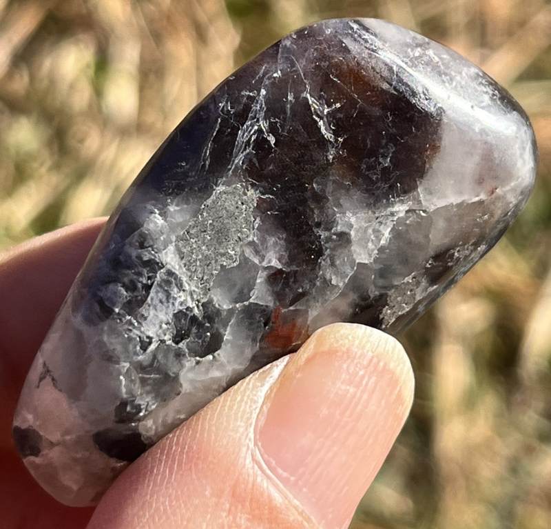 アイオライト・サンストーン・大きめタンブル2