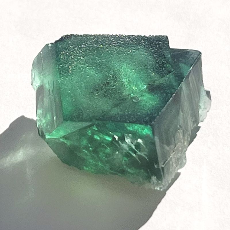 ツイン・フローライト結晶（ロジャリー鉱山）(超レア）3