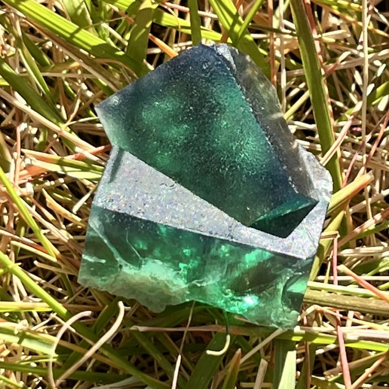 ツイン・フローライト結晶（ロジャリー鉱山）(超レア）3