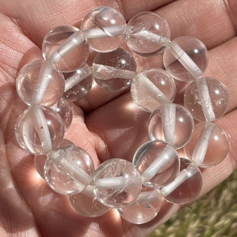 モンド・クォーツ・クリスタル・ブレスレット10mm（AAAクオリティ）3
