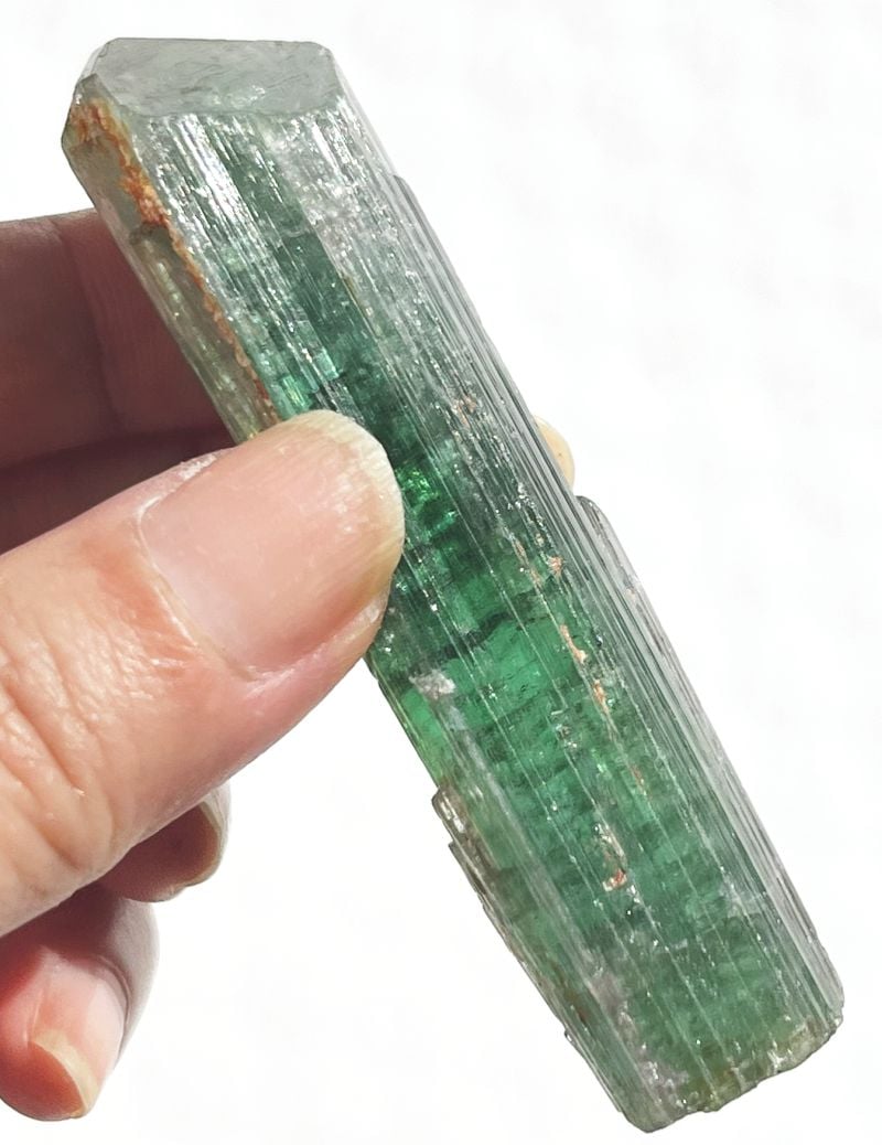 グリーントルマリン大きめ原石（メロディ・ガレージセール）(超レア）