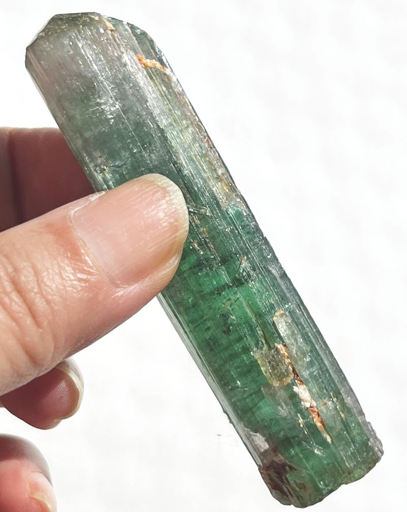 グリーントルマリン大きめ原石（メロディ・ガレージセール）(超レア）