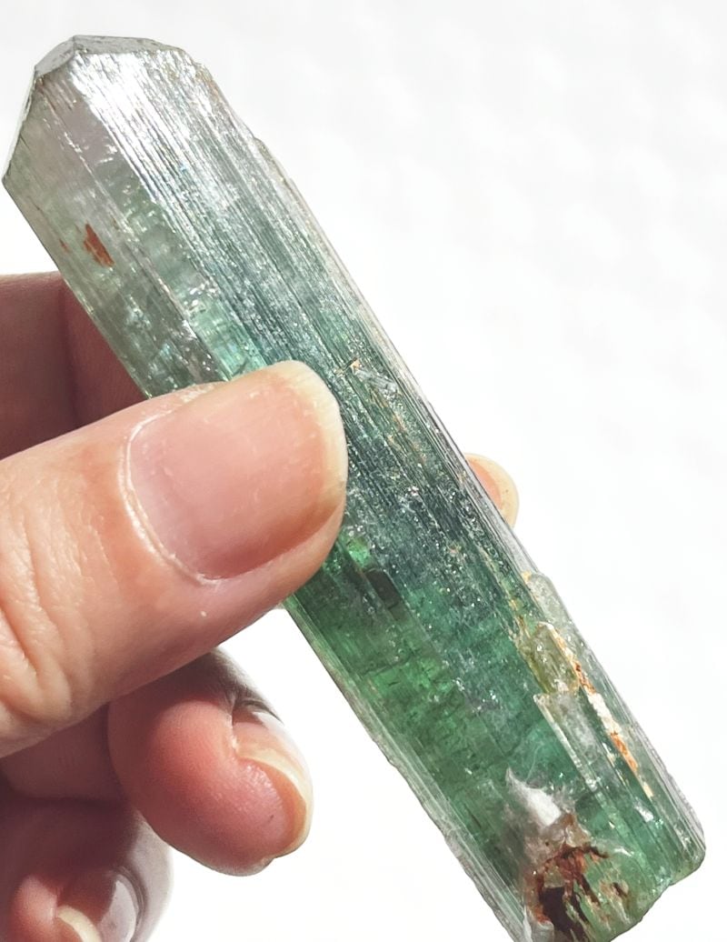 グリーントルマリン大きめ原石（メロディ・ガレージセール）(超レア）