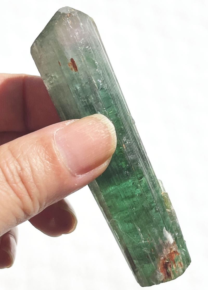 グリーントルマリン大きめ原石（メロディ・ガレージセール）(超レア）