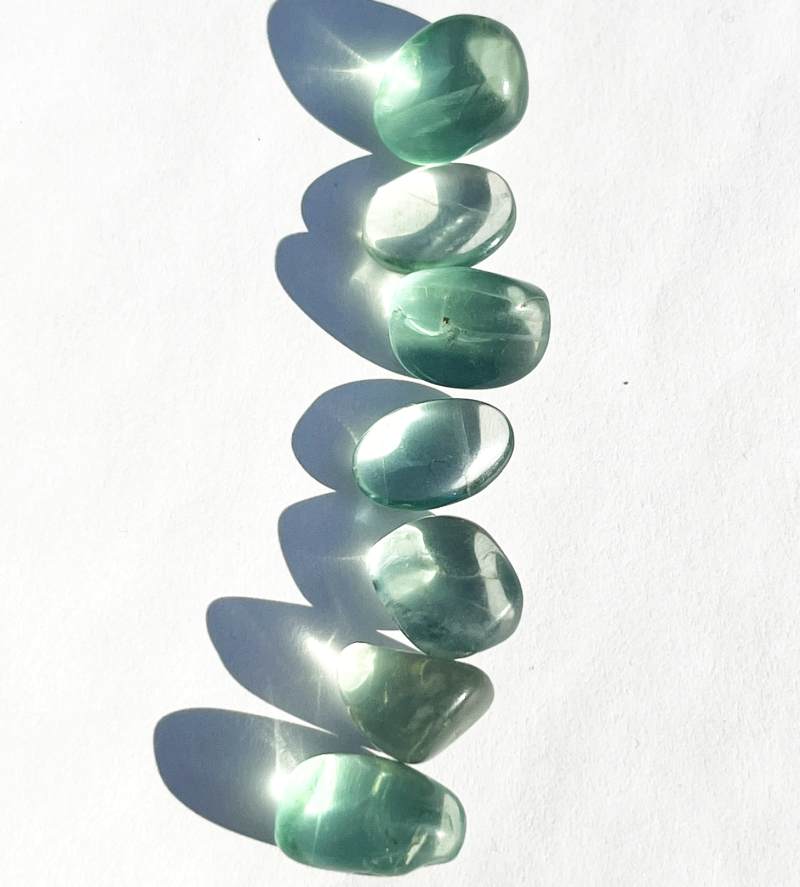 グリーンフローライト・シャクラヒーリングセット9