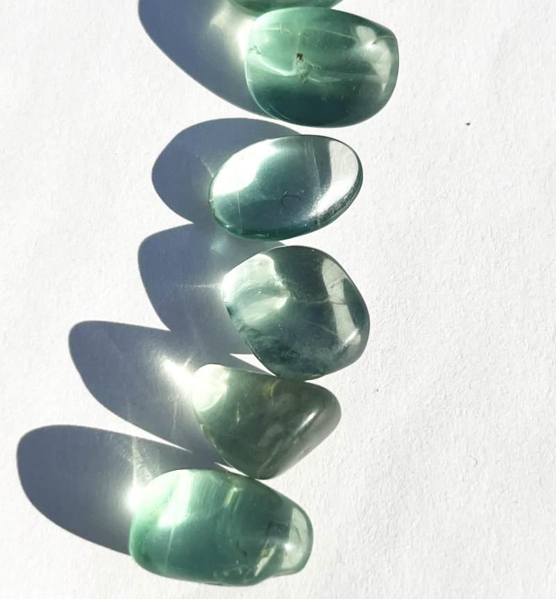 グリーンフローライト・シャクラヒーリングセット9