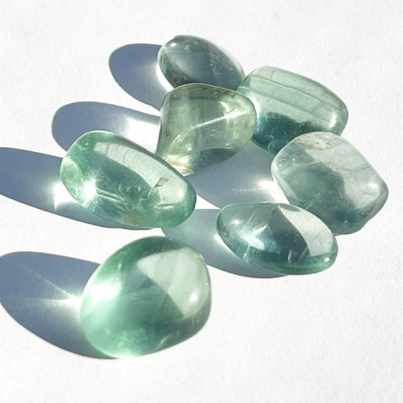 グリーンフローライト・シャクラヒーリングセット9