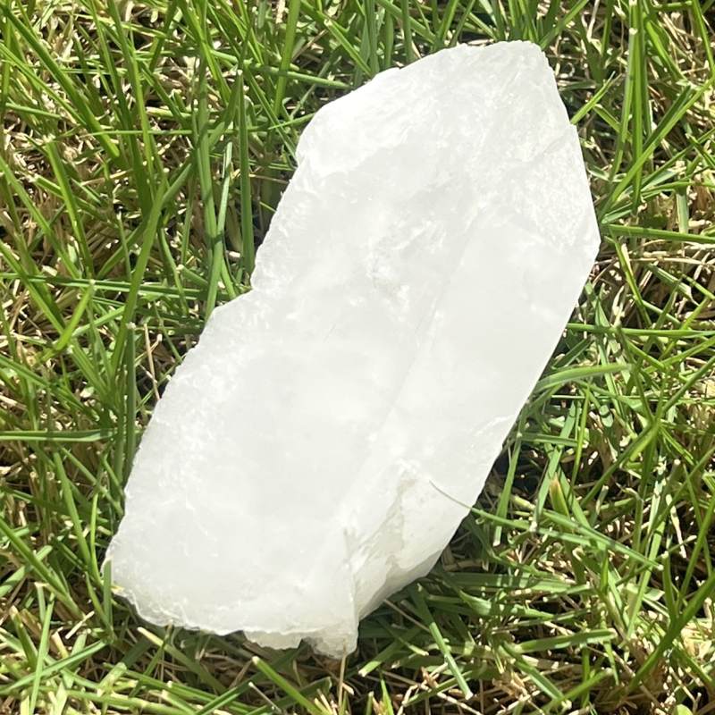 MGM　メロディグリーンマインクオーツ大（原石ポイント）（メロディコレクション/Mined by Melody）