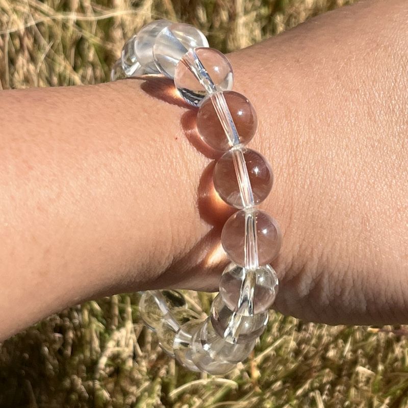 モンド・クォーツ・クリスタル・ブレスレット10mm（トップクオリティ）