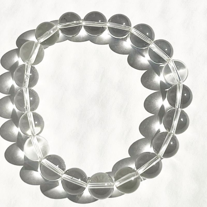 モンド・クォーツ・クリスタル・ブレスレット10mm（トップクオリティ）