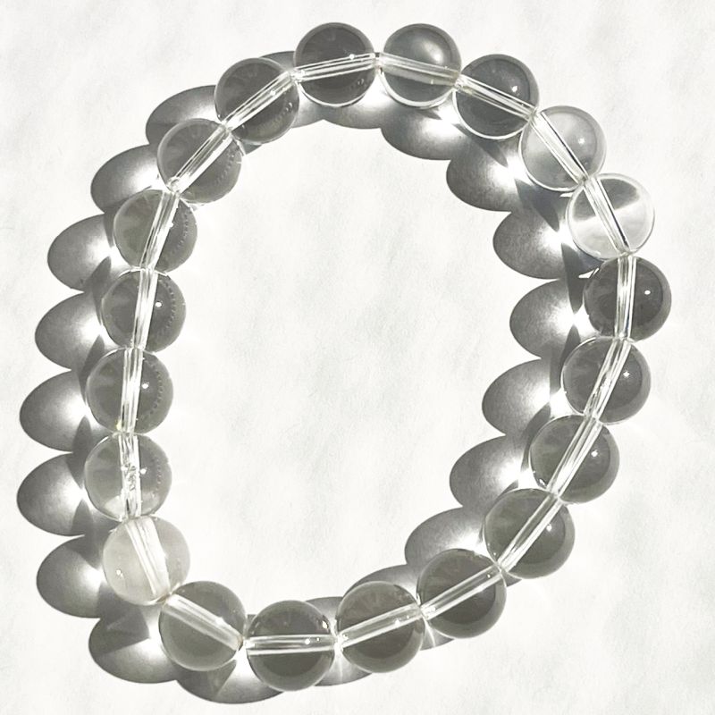 モンド・クォーツ・クリスタル・ブレスレット10mm（トップクオリティ）