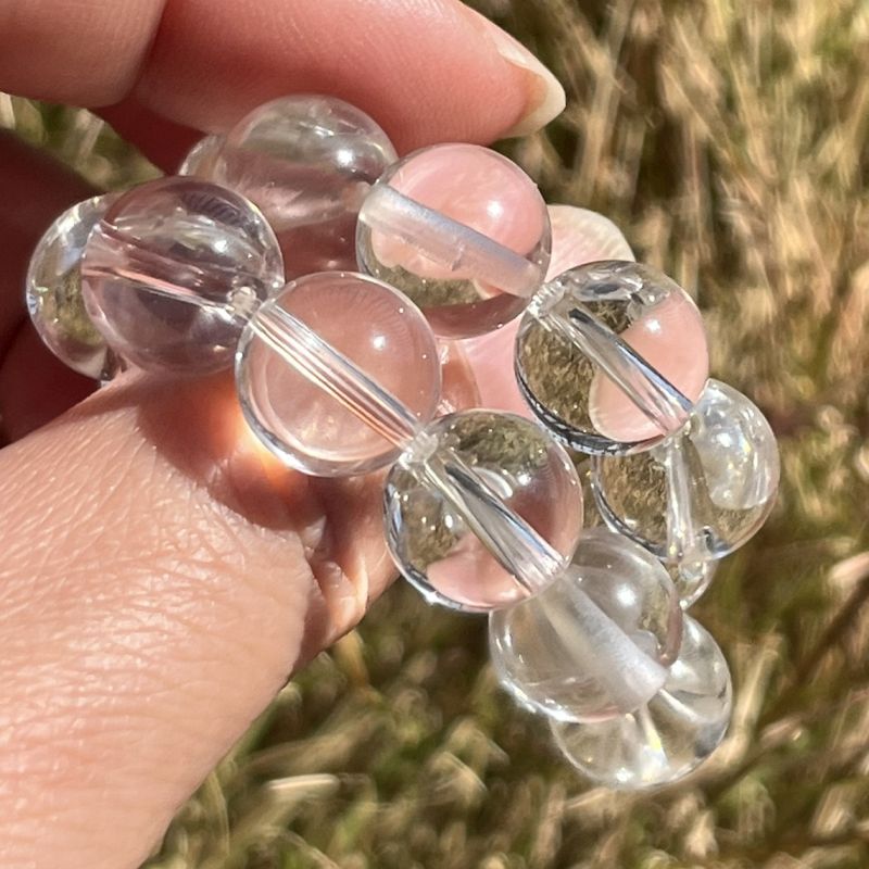 モンド・クォーツ・クリスタル・ブレスレット10mm（トップクオリティ）