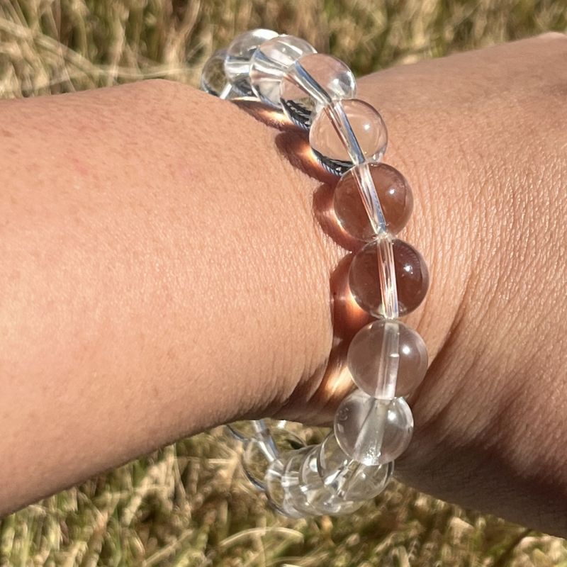 モンド・クォーツ・クリスタル・ブレスレット10mm（トップクオリティ）