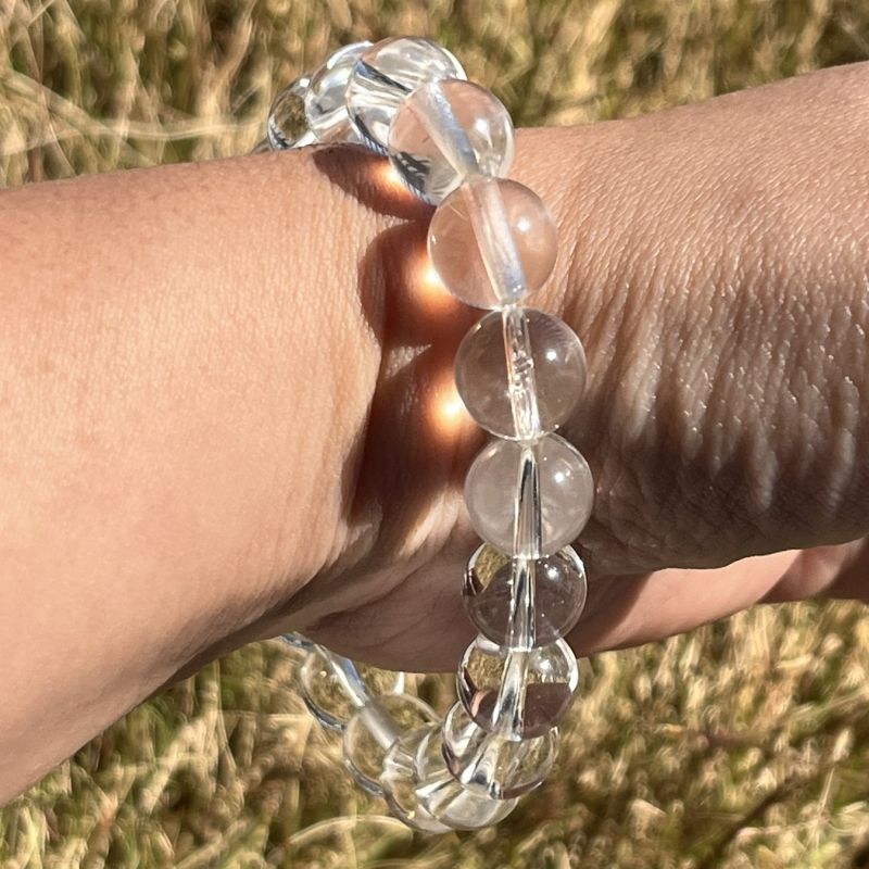 モンド・クォーツ・クリスタル・ブレスレット10mm（トップクオリティ）