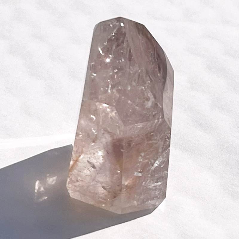 ホワイトアメシスト・オベリスク（レインボウ・蛍光）11