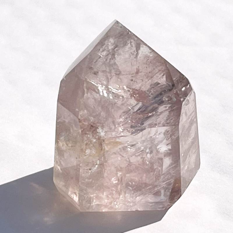 ホワイトアメシスト・オベリスク（レインボウ・蛍光）11