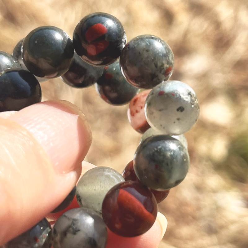 アフリカンブラッドストーン（セフトナイト）・ブレスレット8mm4