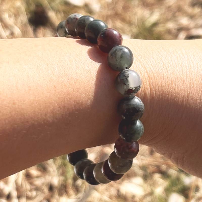 アフリカンブラッドストーン（セフトナイト）・ブレスレット8mm4