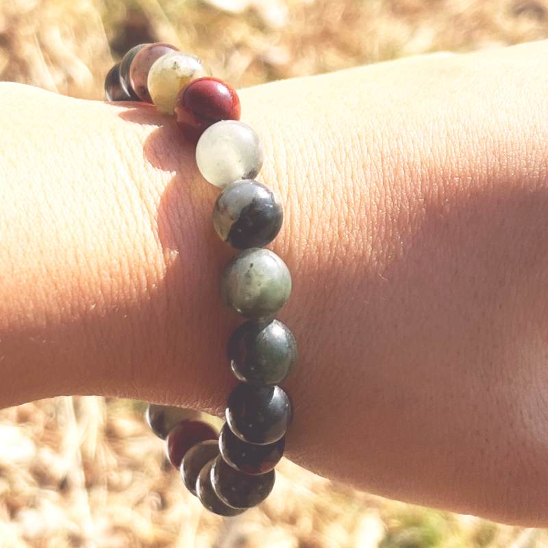 アフリカンブラッドストーン（セフトナイト）・ブレスレット8mm4