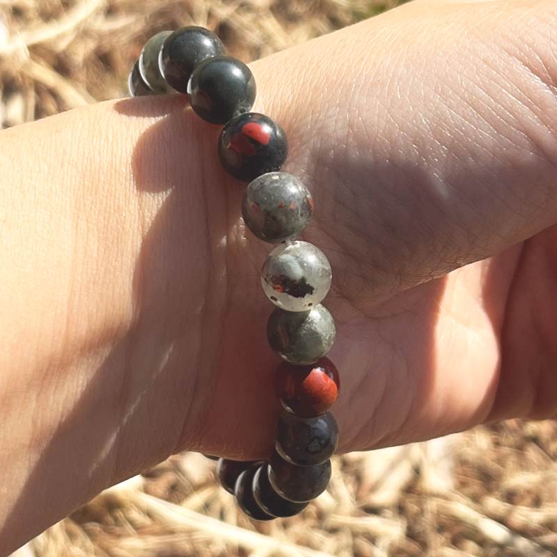 アフリカンブラッドストーン（セフトナイト）・ブレスレット8mm4