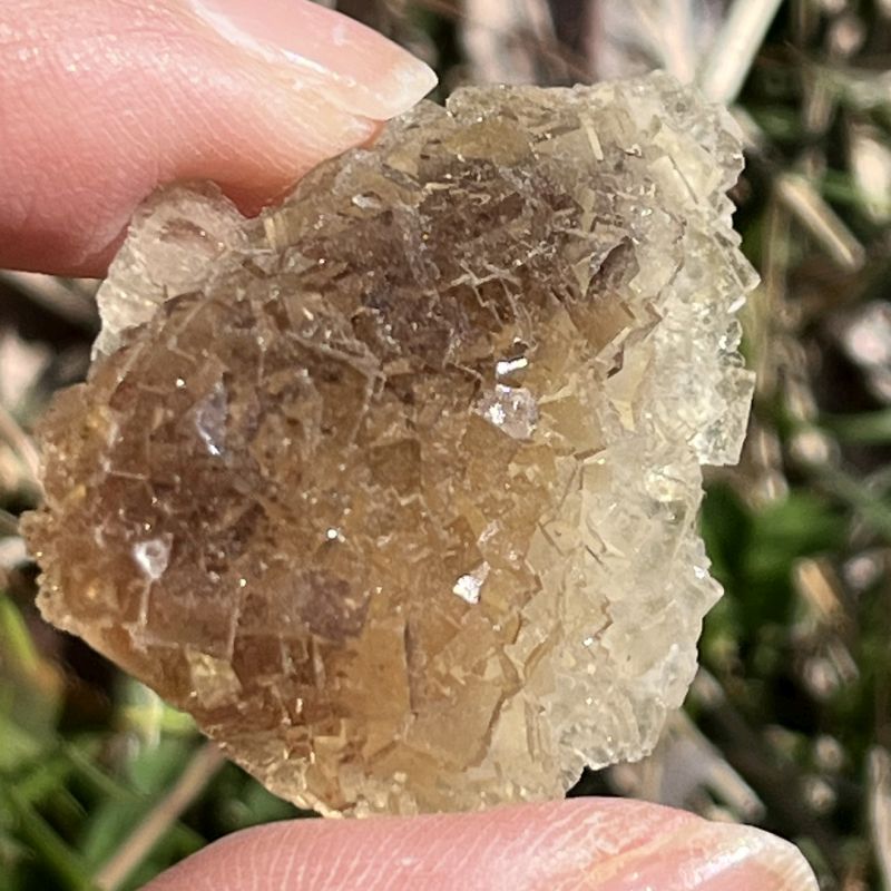 ゴールデンイエローフローライト原石4