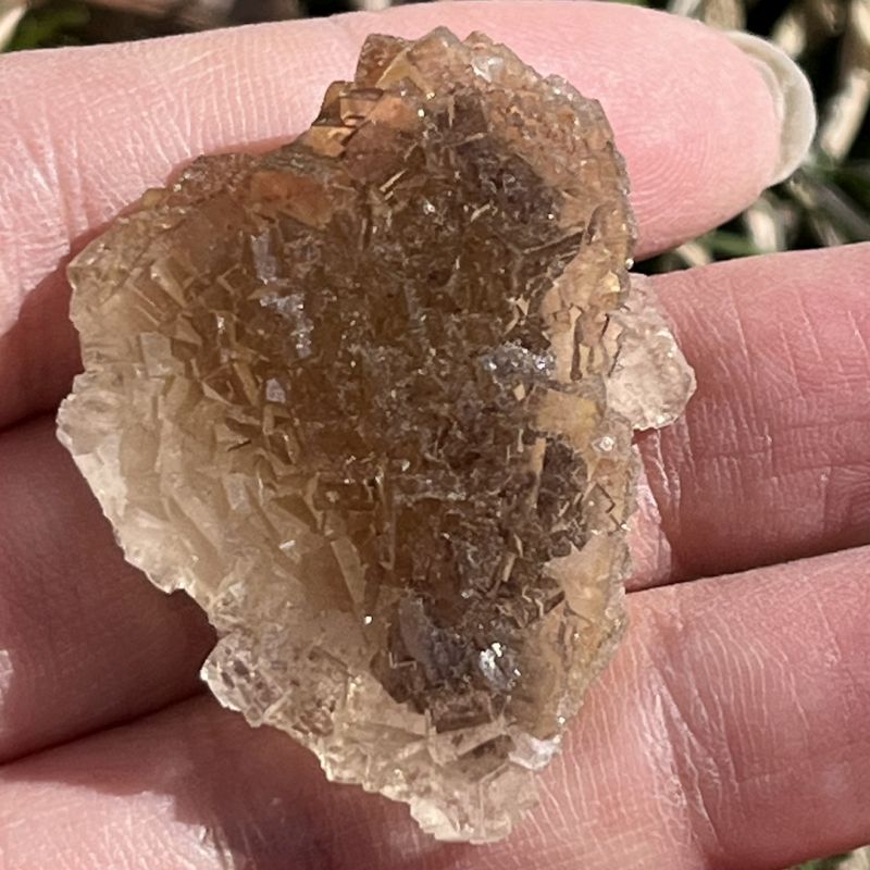 ゴールデンイエローフローライト原石4