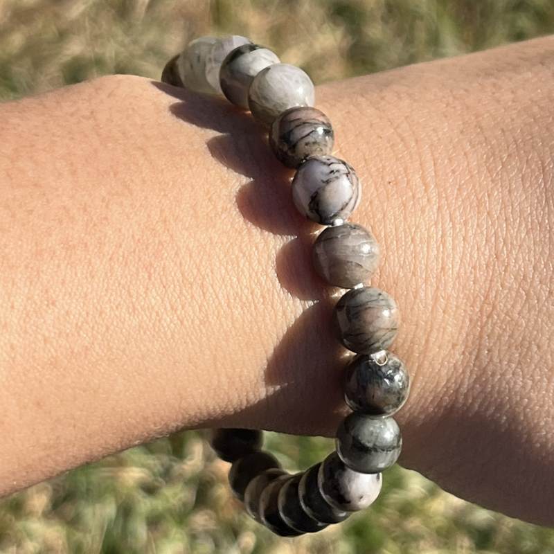 ブラジル産フェナカイト・ブレスレット7mm（ハイグレード）1（超レア）