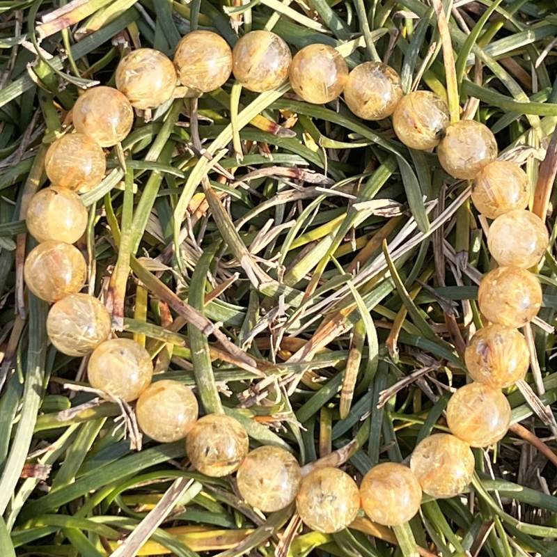 ルチル・イン・クォーツ（ルチルクオーツ）・ブレスレット(AA)8mm2