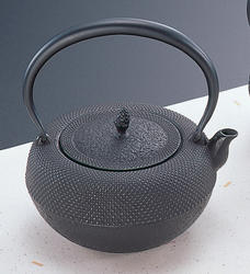 岩鋳,鉄瓶 | 岩鋳 9型姥口アラレ鉄瓶 清末作(11025) | カマトクドットコム