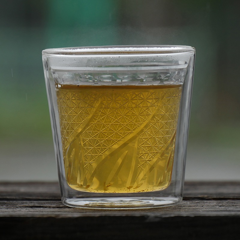 SAKAI(��) W WALL KIRIKO Handmade Hot & Cold Glass