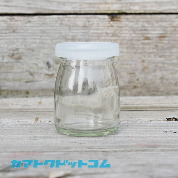 包装資材 包装資材 ガラス瓶 ポリキャップ付きガラス瓶 105 ワンウェイ 105セット入り カマトクドットコム