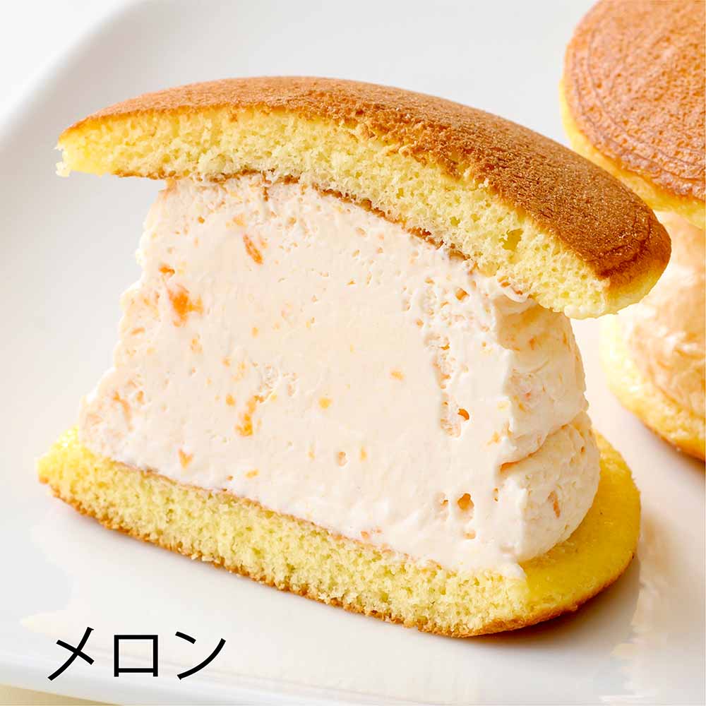 季節限定【茨城メロン】ふわふわクリーミー生どら焼き（6個入）