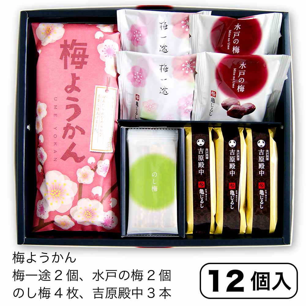 新登場！【水戸銘菓撰MT5】水戸の梅・のし梅・吉原殿中・梅一途・梅ようかん