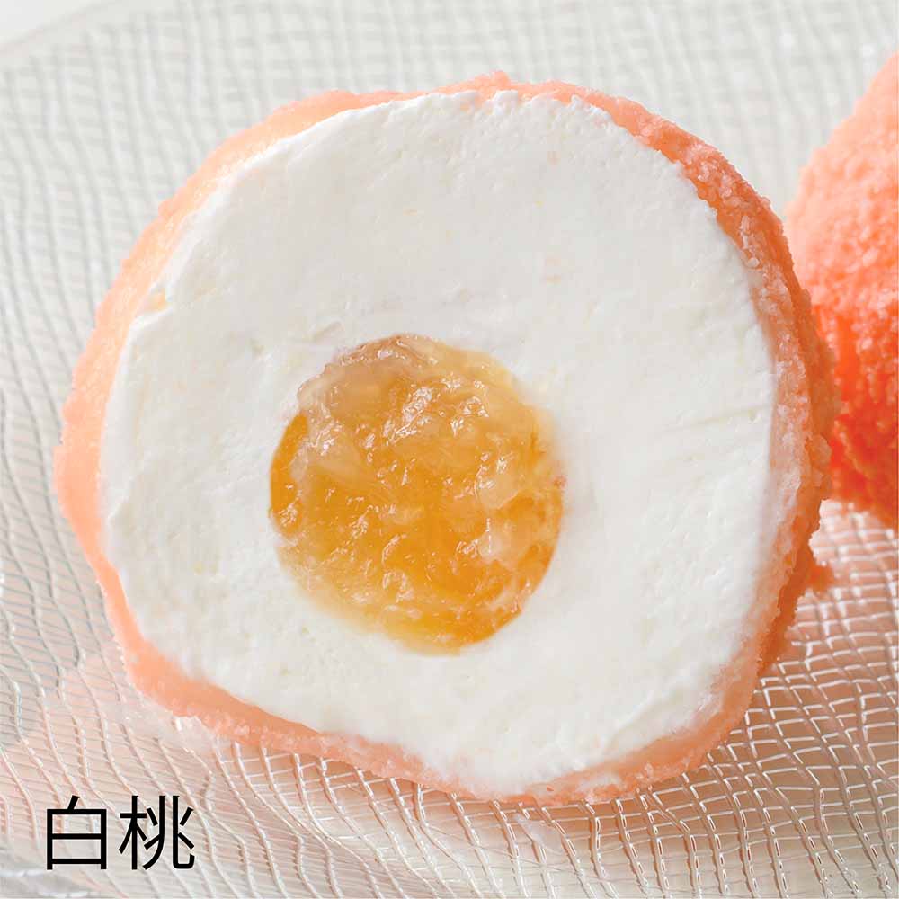 季節限定【白桃】ふわふわクリーミー生大福（6個入）