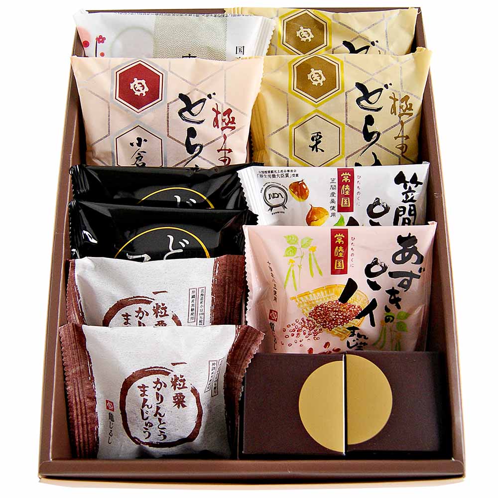 おすすめ商品詰合せ【亀菓撰③（12個入）紙袋付】