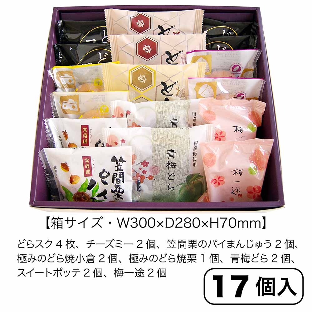 送料込み・おすすめ商品詰合せ【亀菓撰④（17個入）紙袋付】