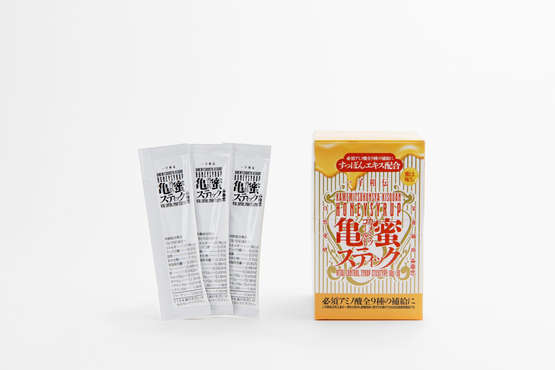 亀蜜ゴールドステイック30本セット