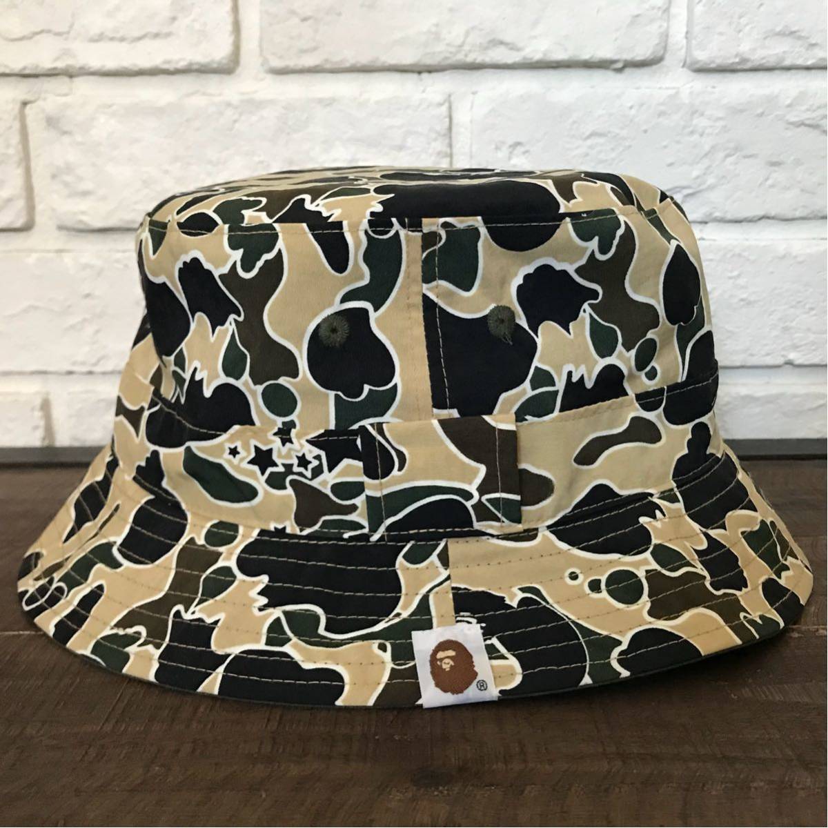 ☆激レア☆ sta camo リバーシブル ハット a bathing ape bape エイプ ...
