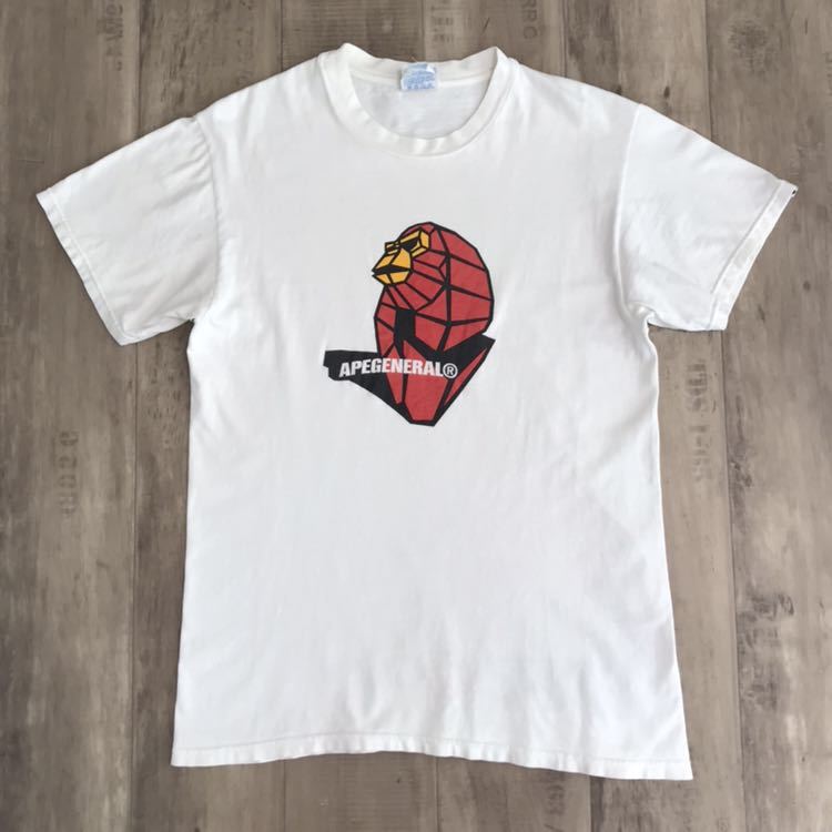 レア 90s 初期Hanesボディ APE GENERAL 長袖Tシャツ 90s A BATHING APE
